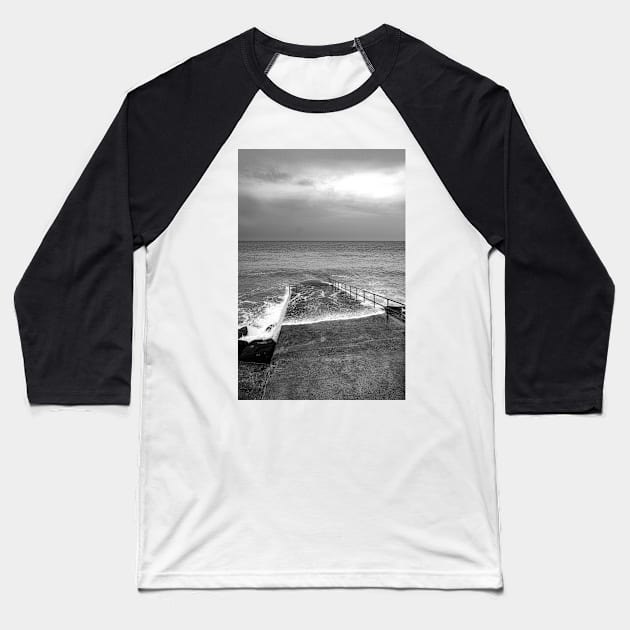 Cromer beach in Norfolk Baseball T-Shirt by stuartchard